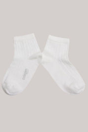 Collegien X Strawberries and Cream-Antoinette Blanc Neige Lightweight Socks