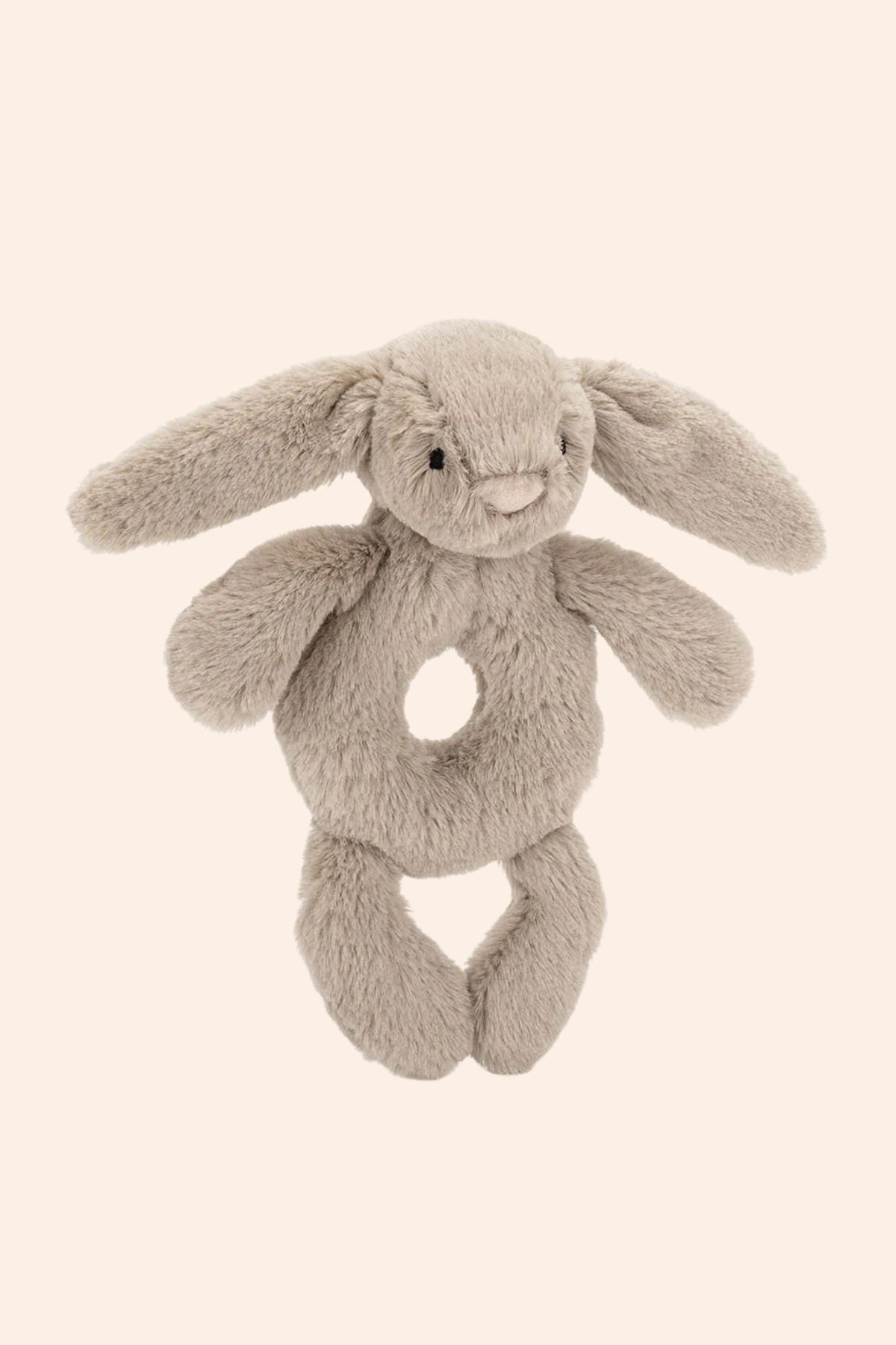 Jellycat -  Bashful Beige Bunny Ring Rattle