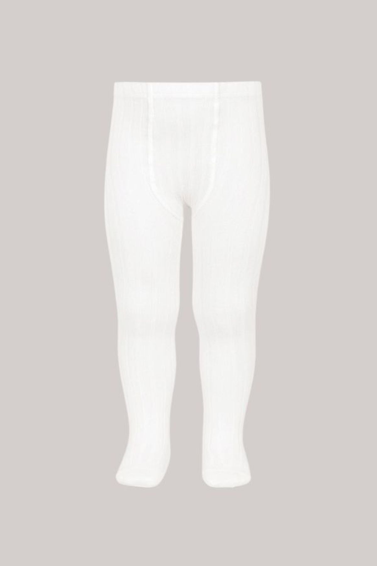 Cóndor Ribbed Tights - Blanco