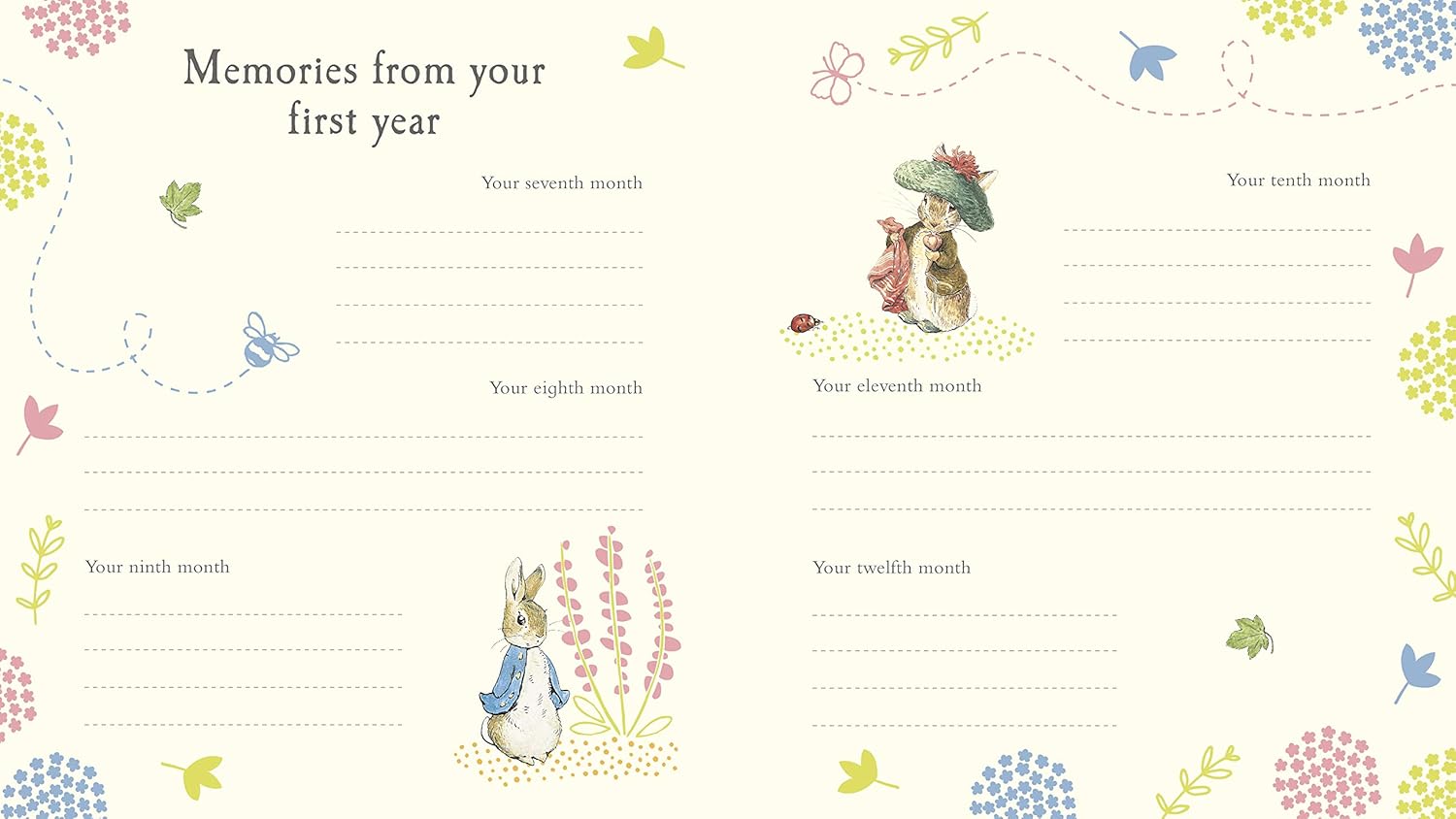 Peter Rabbit Baby Record Book