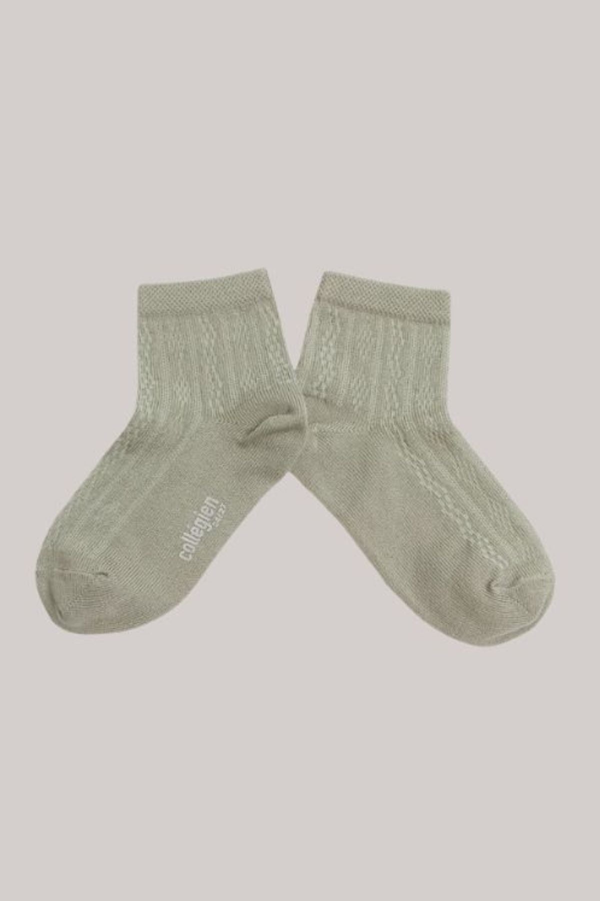 Collégien X Strawberries & Cream - Antoinette Sigue Marine Lightweight Socks