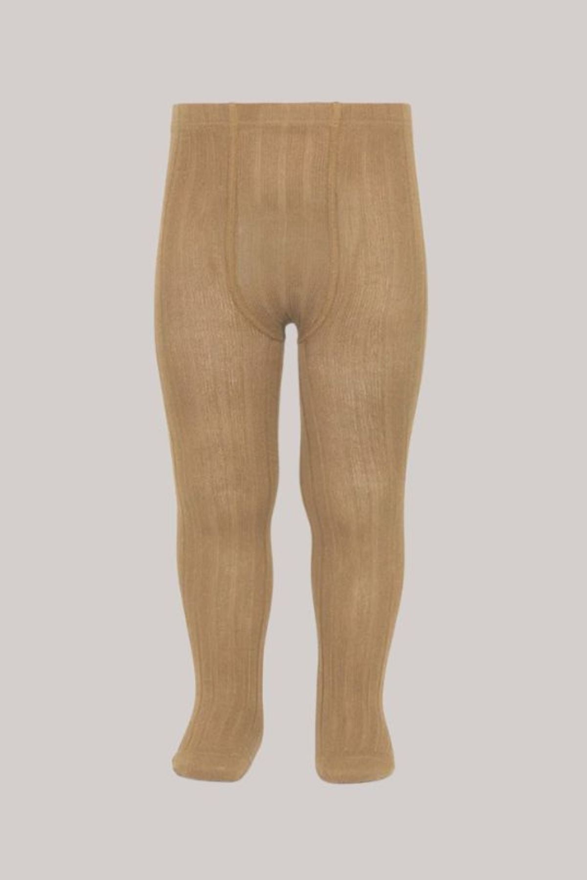 Cóndor Ribbed Tights - Camel