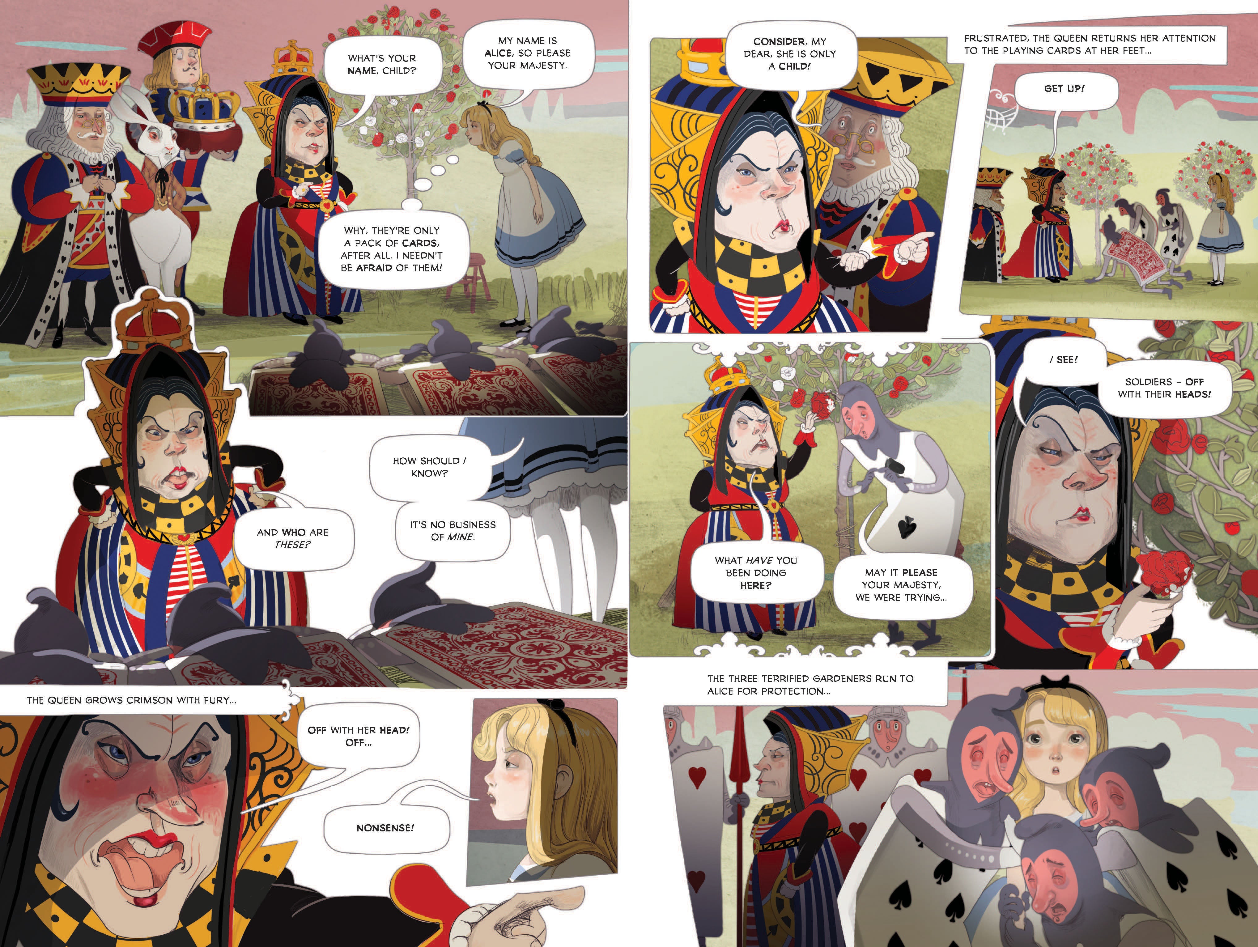 Alice  in Wonderland Graphic Novel : Russell Punter - Simona Bursi