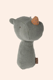 Maileg - Lullaby Friends -  Rhino Rattle - Pine - Strawberries & Cream