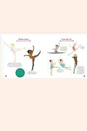 A Child's Introduction To The Nutcracker - Strawberries & Cream - Ingrid Lewis - Designer
Illustrations of people in various dance poses on a beige background