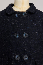 Anne Coat Navy - Designed by Ingrid Lewis - Strawberries & Cream