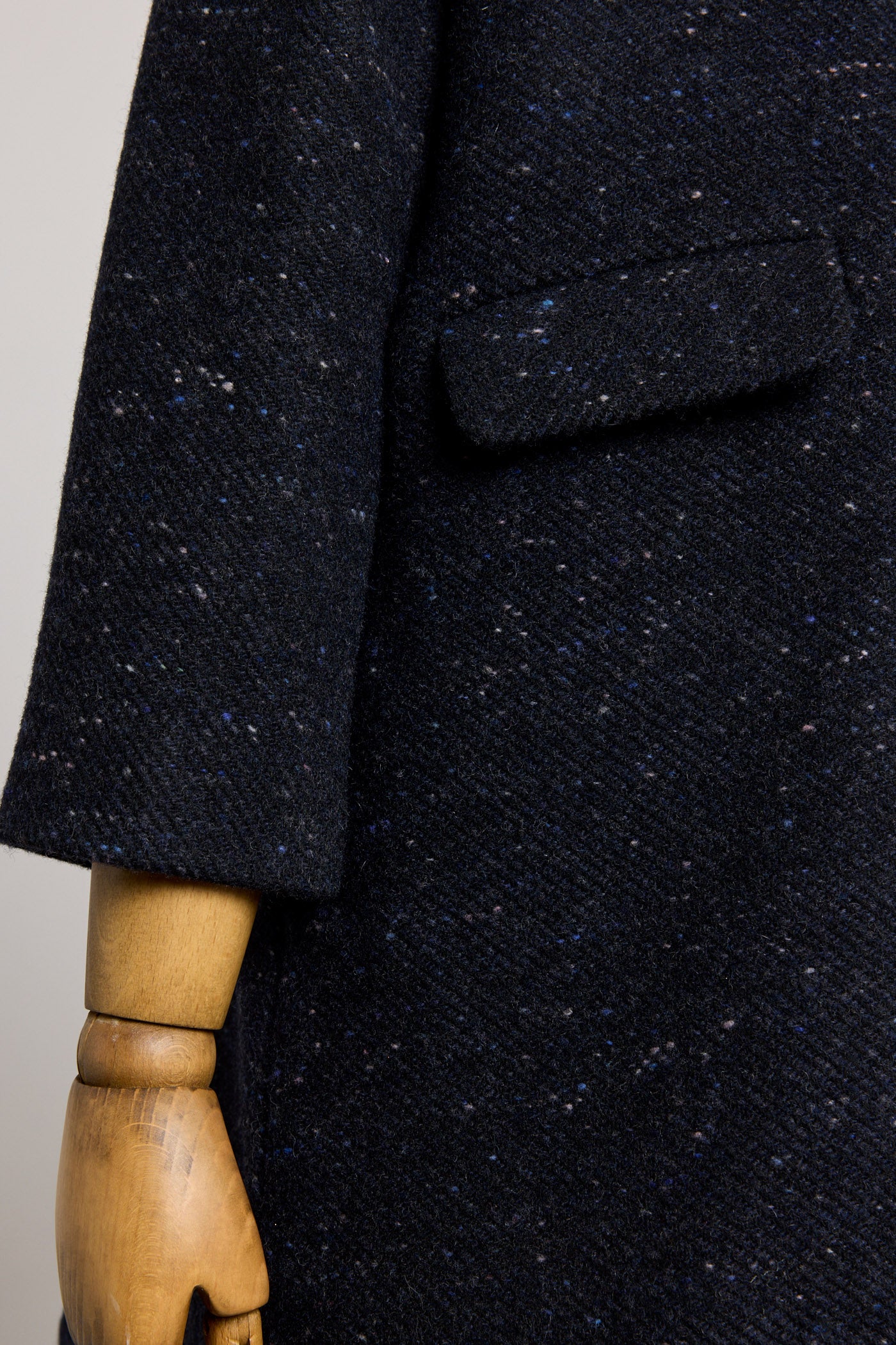 Anne Coat Navy - Designed by Ingrid Lewis - Strawberries & Cream