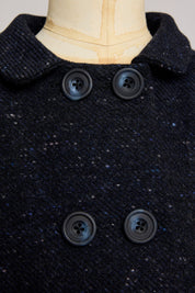 Anne Coat Navy - Designed by Ingrid Lewis - Strawberries & Cream