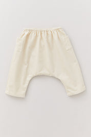 Baby Apple Trousers Cream Corduroy - Designed by Ingrid Lewis - Strawberries & Cream