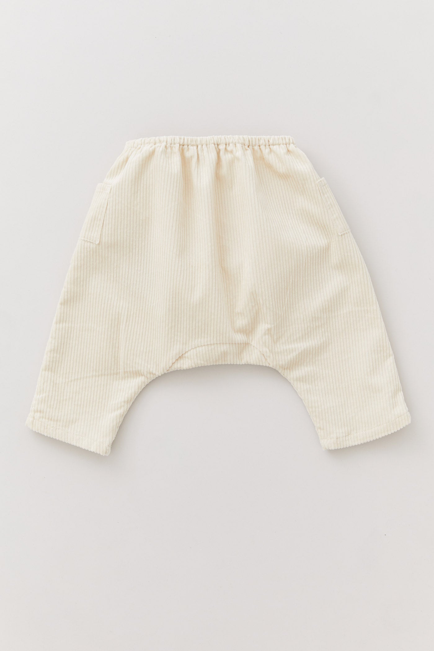 Baby Apple Trousers Cream Corduroy - Designed by Ingrid Lewis - Strawberries & Cream
