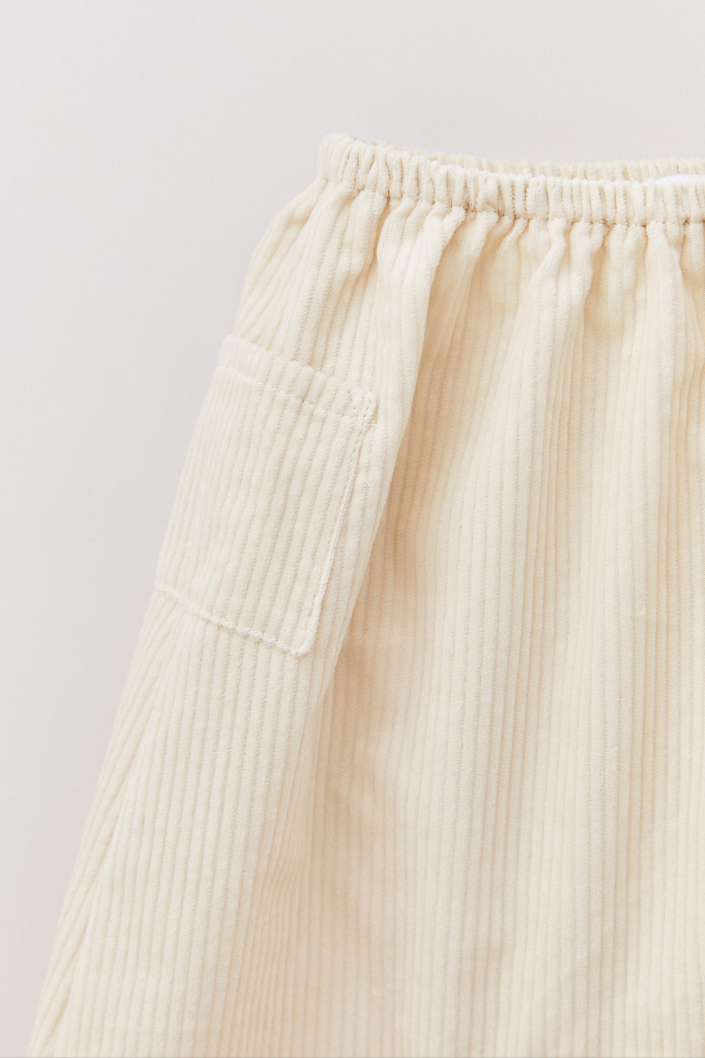 Baby Apple Trousers Cream Corduroy - Designed by Ingrid Lewis - Strawberries & Cream