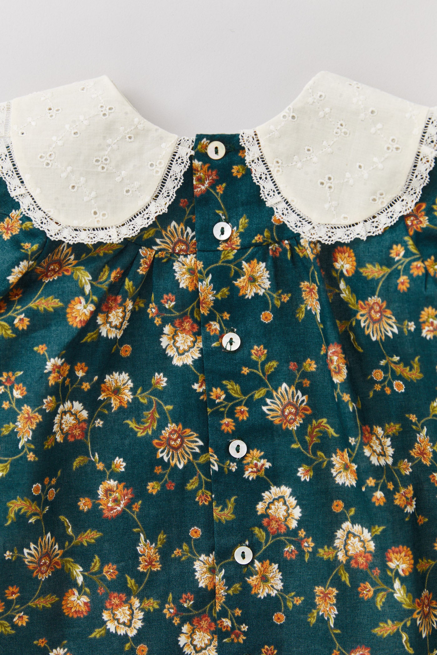 Baby Bubble Dress Autumn Floral - Designed by Ingrid Lewis - Strawberries & Cream