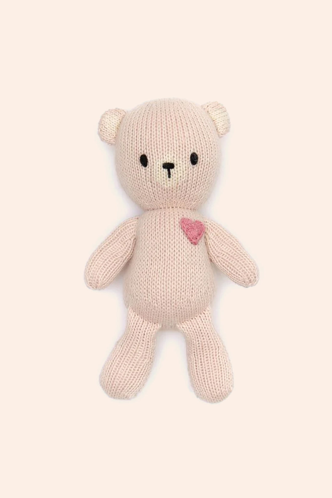 Baby Bear With Pink Heart - Tuntun