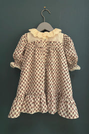 Baby Blueberry Dress - Cream Tea - Designed by Ingrid Lewis - Strawberries and Cream