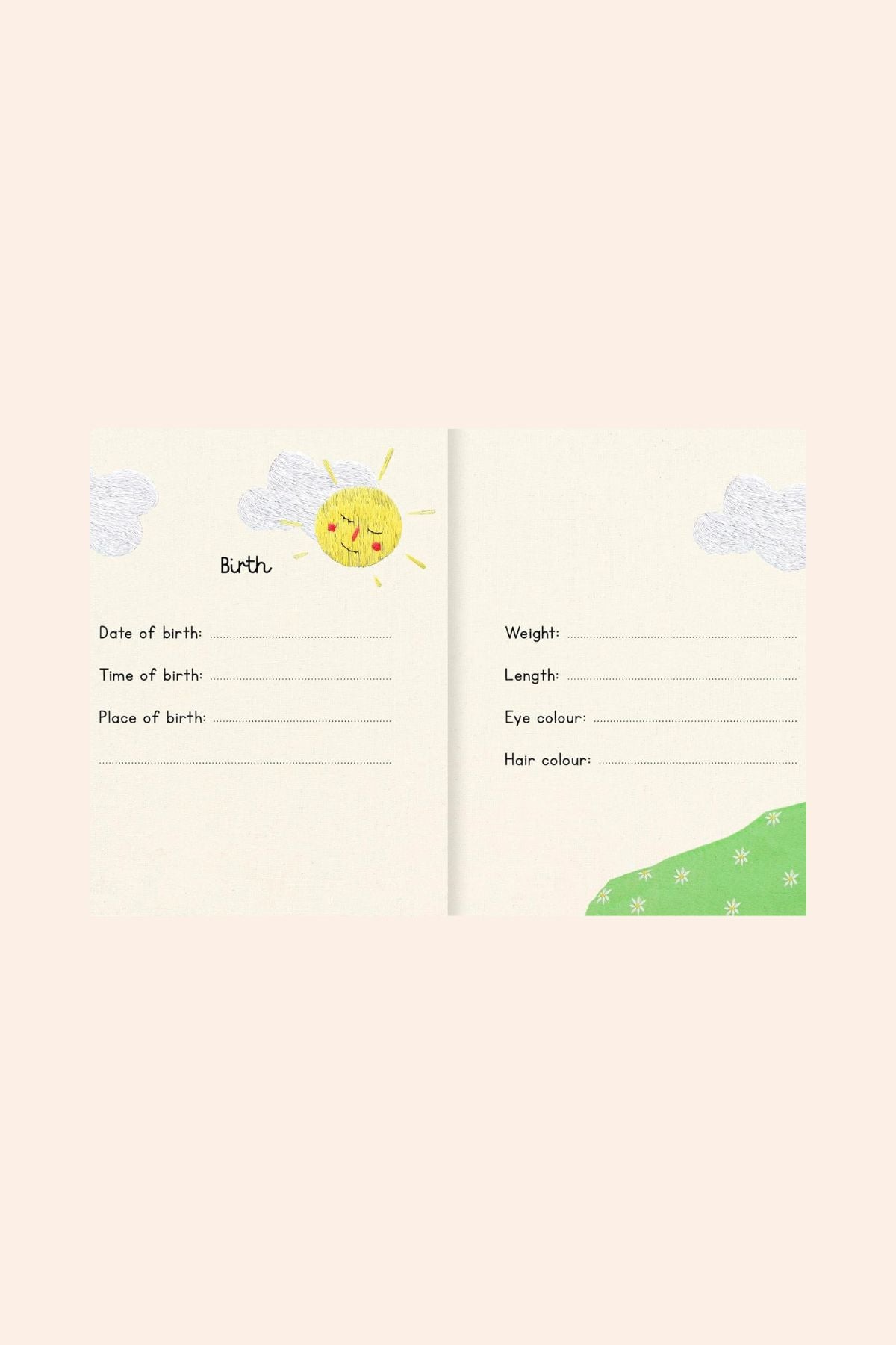 Baby Memory Box - Strawberries & Cream 