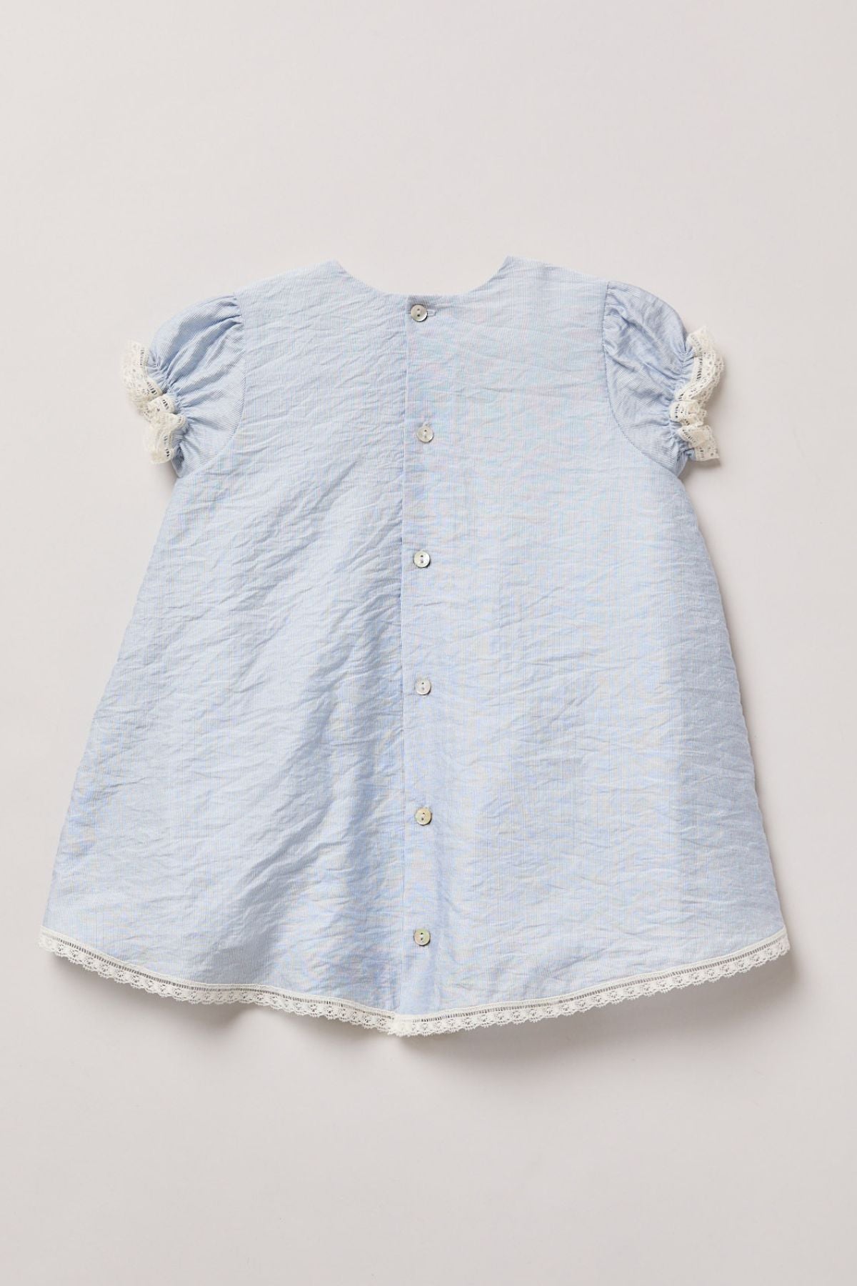 Baby Pleated Dress - Seaside - Strawberries & Cream