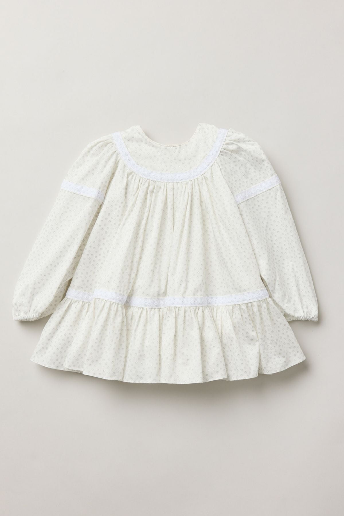Baby Plumcake Dress in Starlight - Strawberries & Cream 