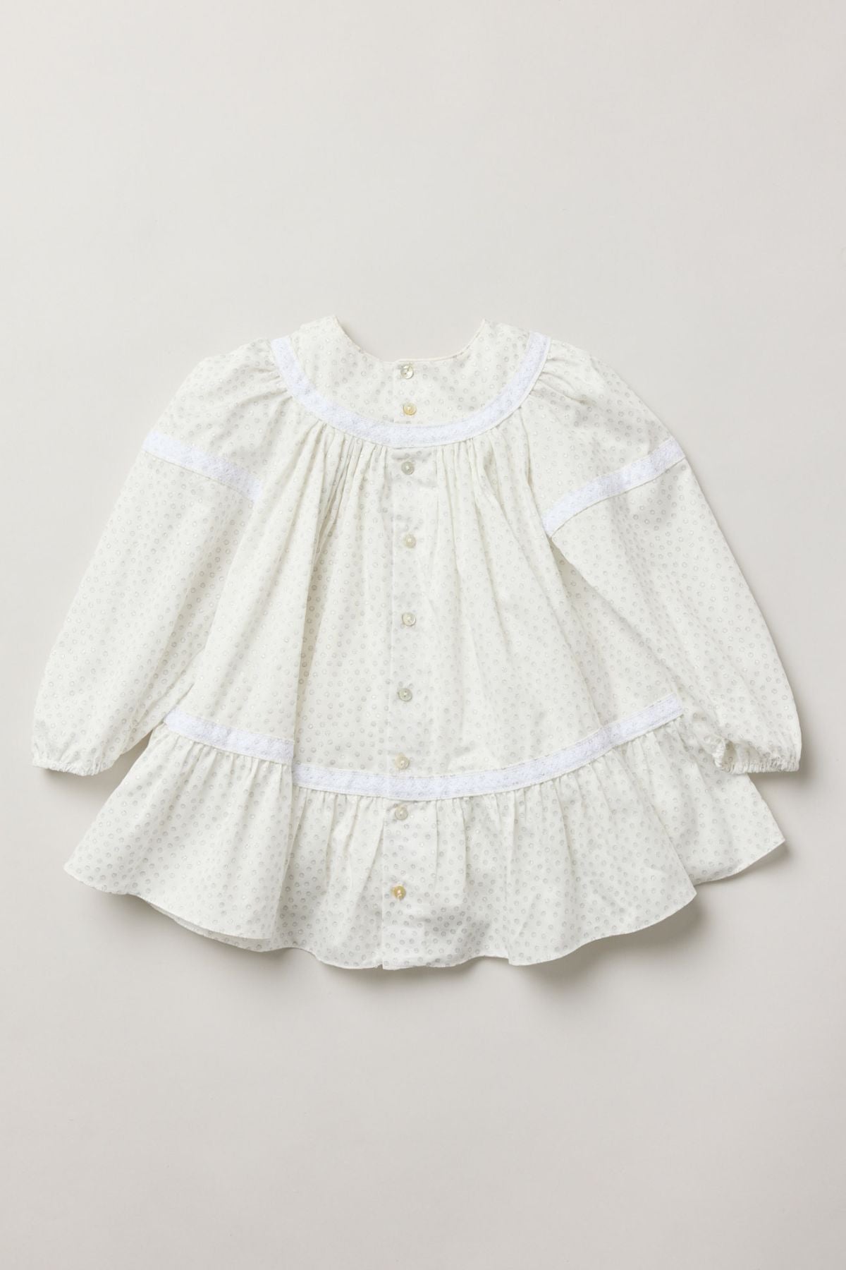 Baby Plumcake Dress in Starlight - Strawberries & Cream 
