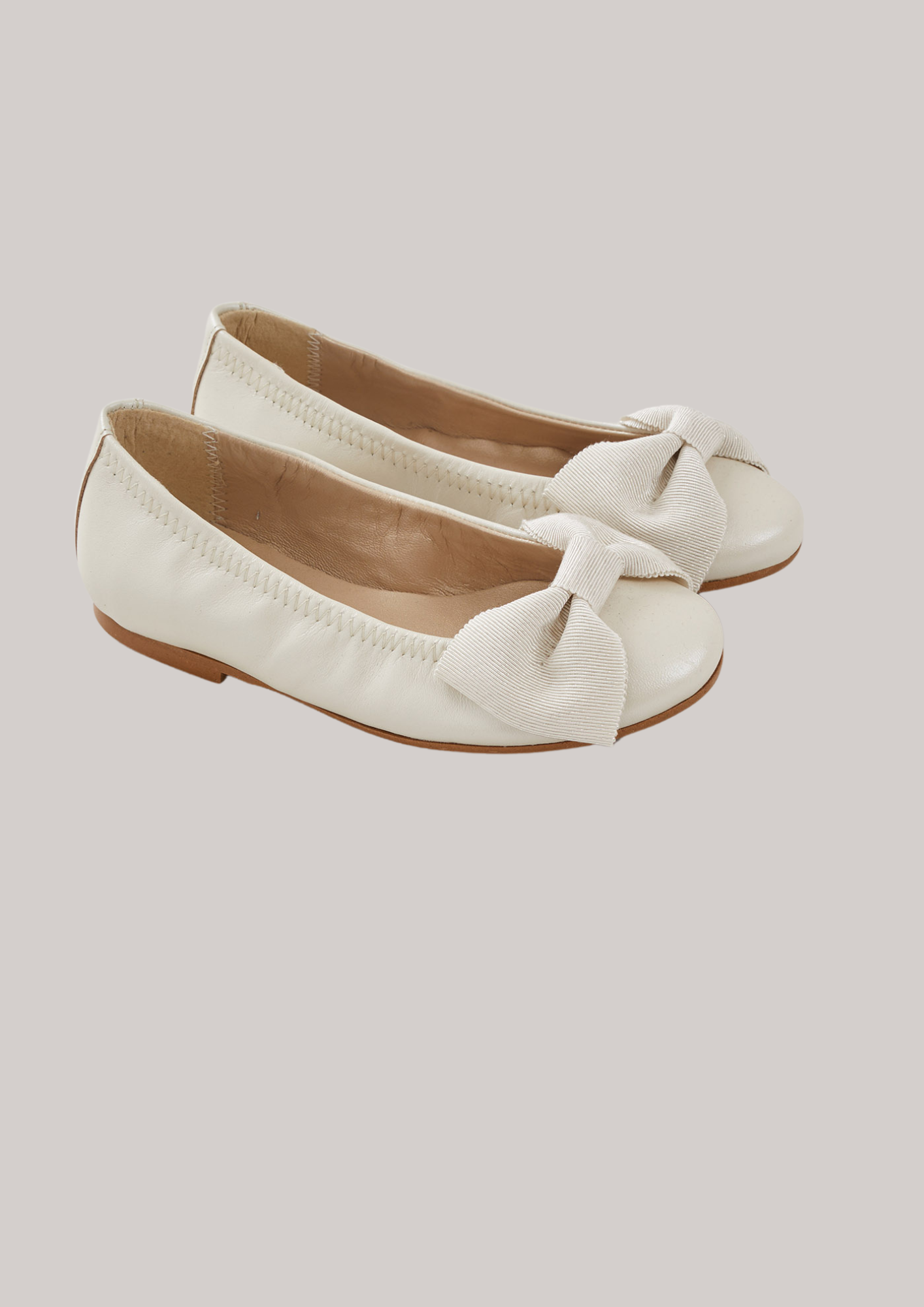 Ballerina Bow -  Ivory - Strawberries & Cream 