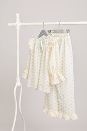 Bluebell Whisper Pyjamas - Spring Flowers - Designed by Ingrid Lewis - Strawberries & Cream