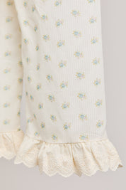 Bluebell Whisper Pyjamas - Spring Flowers - Designed by Ingrid Lewis - Strawberries & Cream