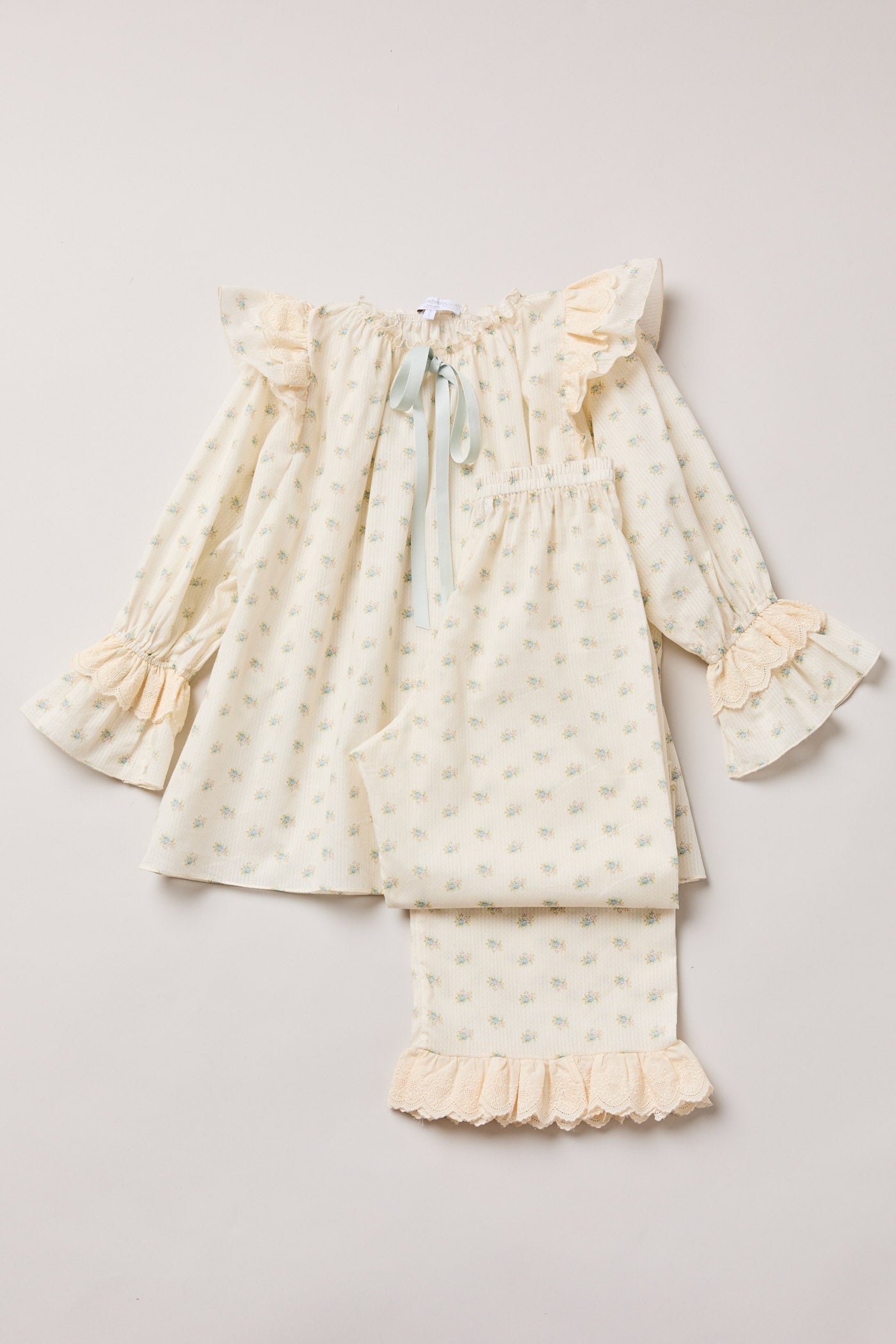 Bluebell Whisper Pyjamas - Spring Flowers - Designed by Ingrid Lewis - Strawberries & Cream