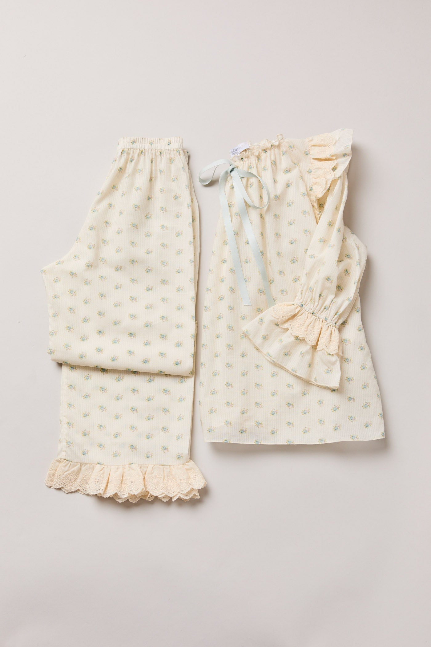 Bluebell Whisper Pyjamas - Spring Flowers - Designed by Ingrid Lewis - Strawberries & Cream