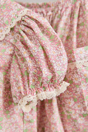 Bubble Blossom Dreams Twin Set - Designed by Ingrid Lewis - Strawberries & Cream