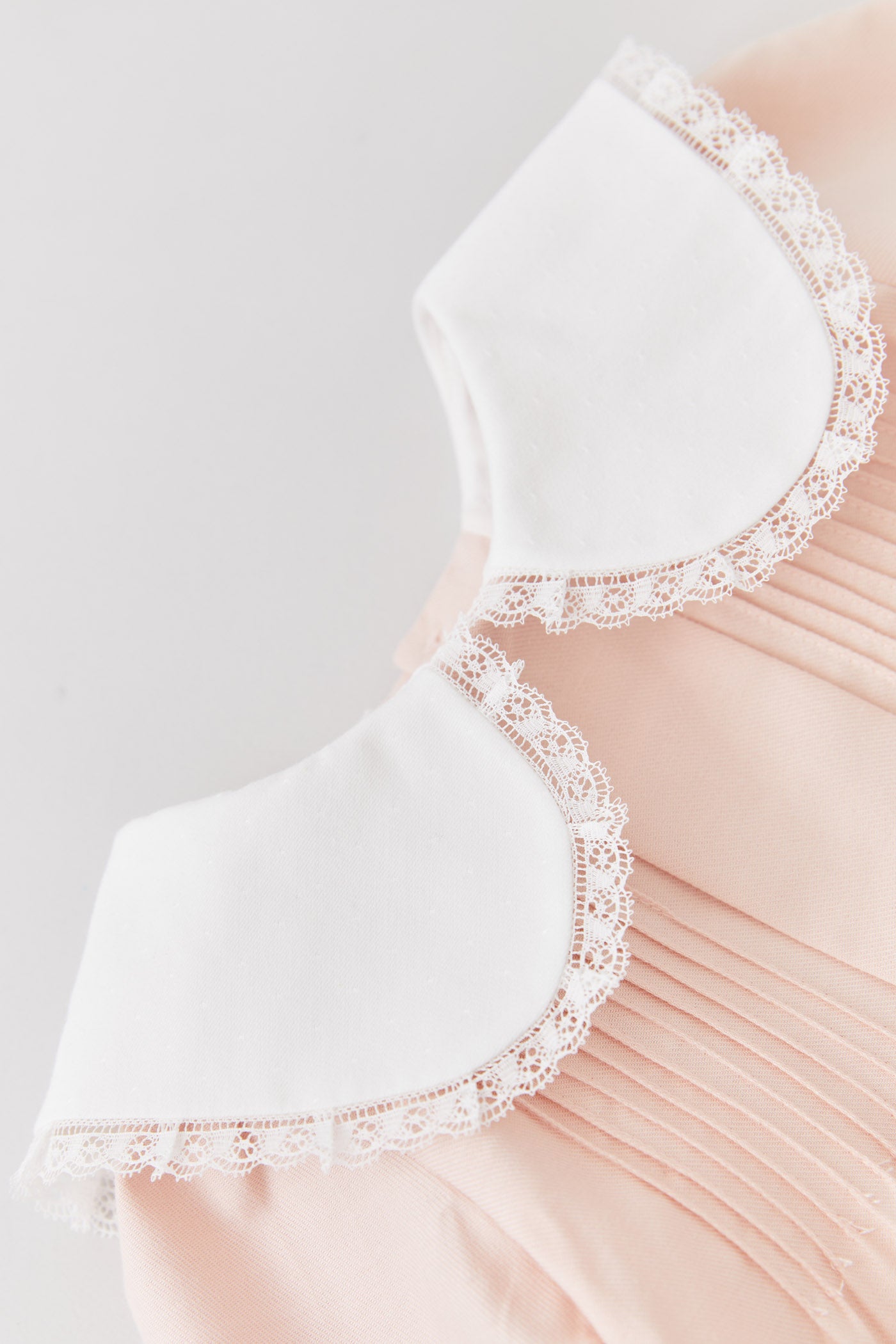 Baby Bubble Long Sleeve Dress in Blush Pink - Designed by Ingrid Lewis - Strawberries & Cream