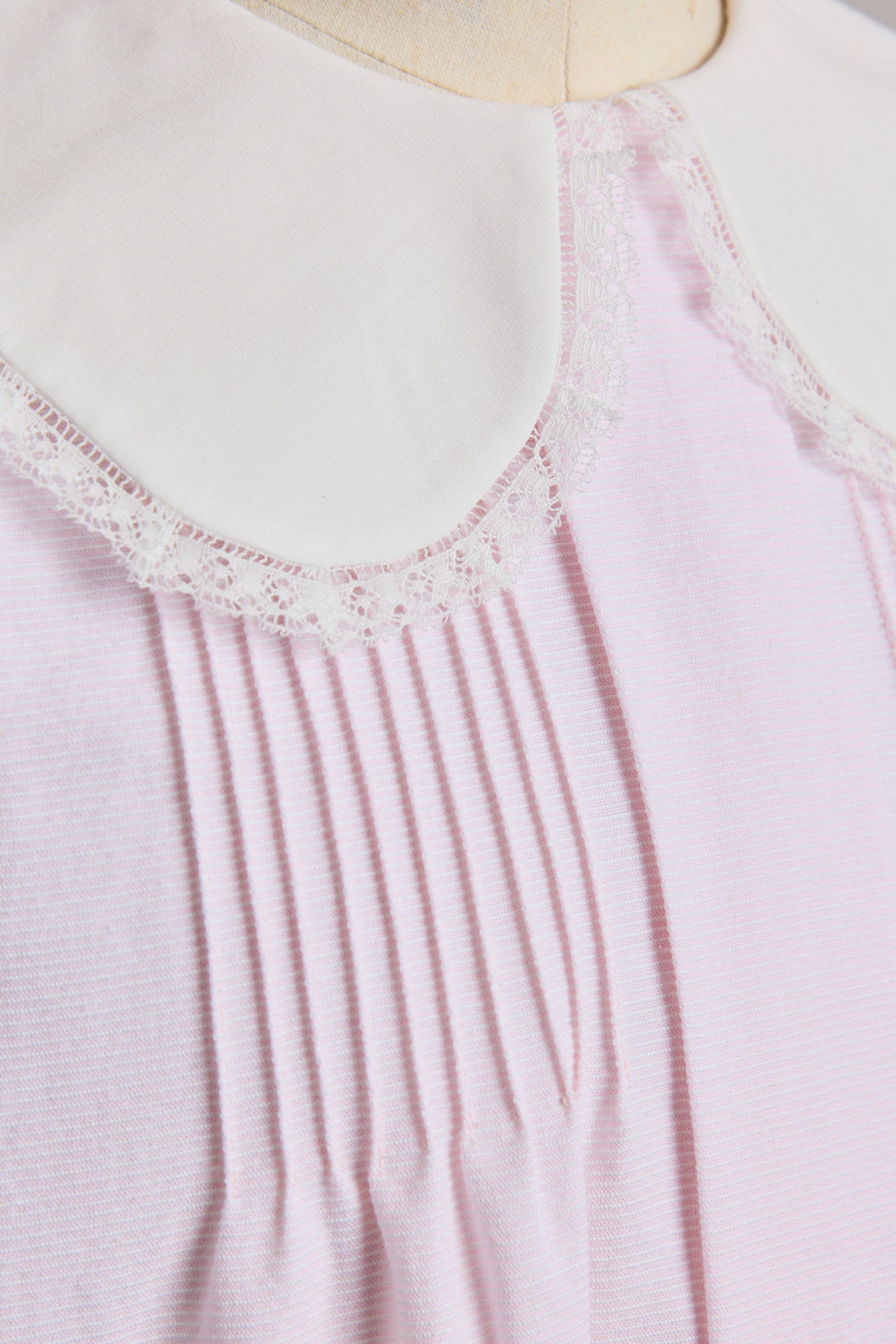 Bubble Dress in Plain Stripes Pink- Designed by Ingrid Lewis - Strawberries & Cream