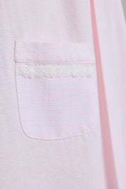Bubble Dress in Plain Stripes Pink- Designed by Ingrid Lewis - Strawberries & Cream