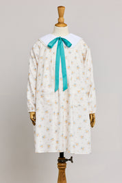 Bubble Dress Long Sleeve in Yellow Roses - Designed by Ingrid Lewis - Strawberries & Cream