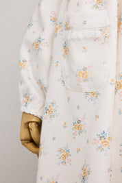 Bubble Dress Long Sleeve in Yellow Roses - Designed by Ingrid Lewis - Strawberries & Cream