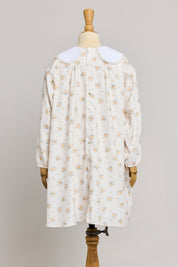 Bubble Dress Long Sleeve in Yellow Roses - Designed by Ingrid Lewis - Strawberries & Cream