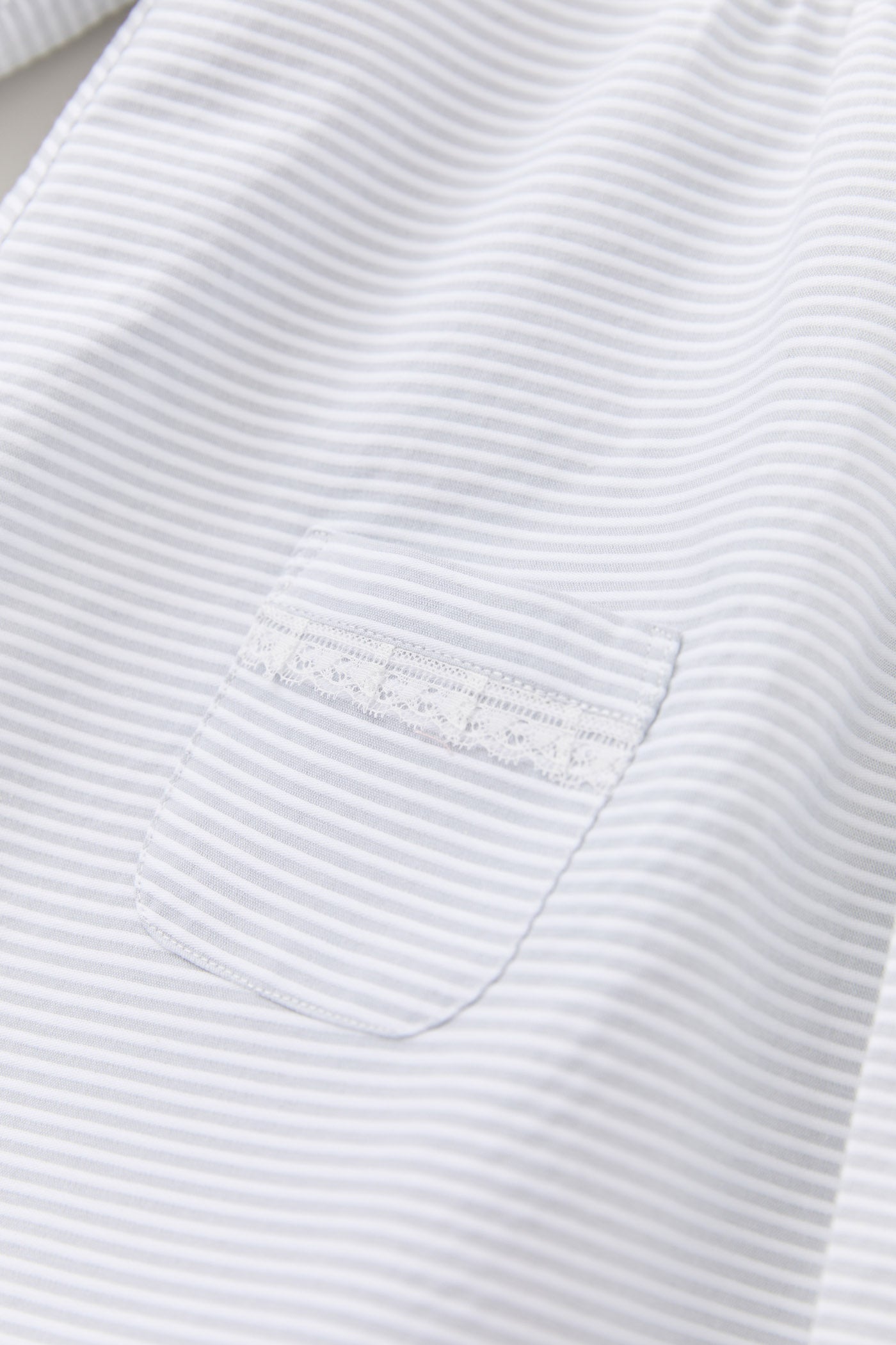 Bubble Dress Long Sleeve in Grey Stripes - Designed by Ingrid Lewis - Strawberries & Cream