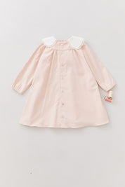 Bubble Dress Long Sleeve in Blush Pink - Designed by Ingrid Lewis - Strawberries & Cream