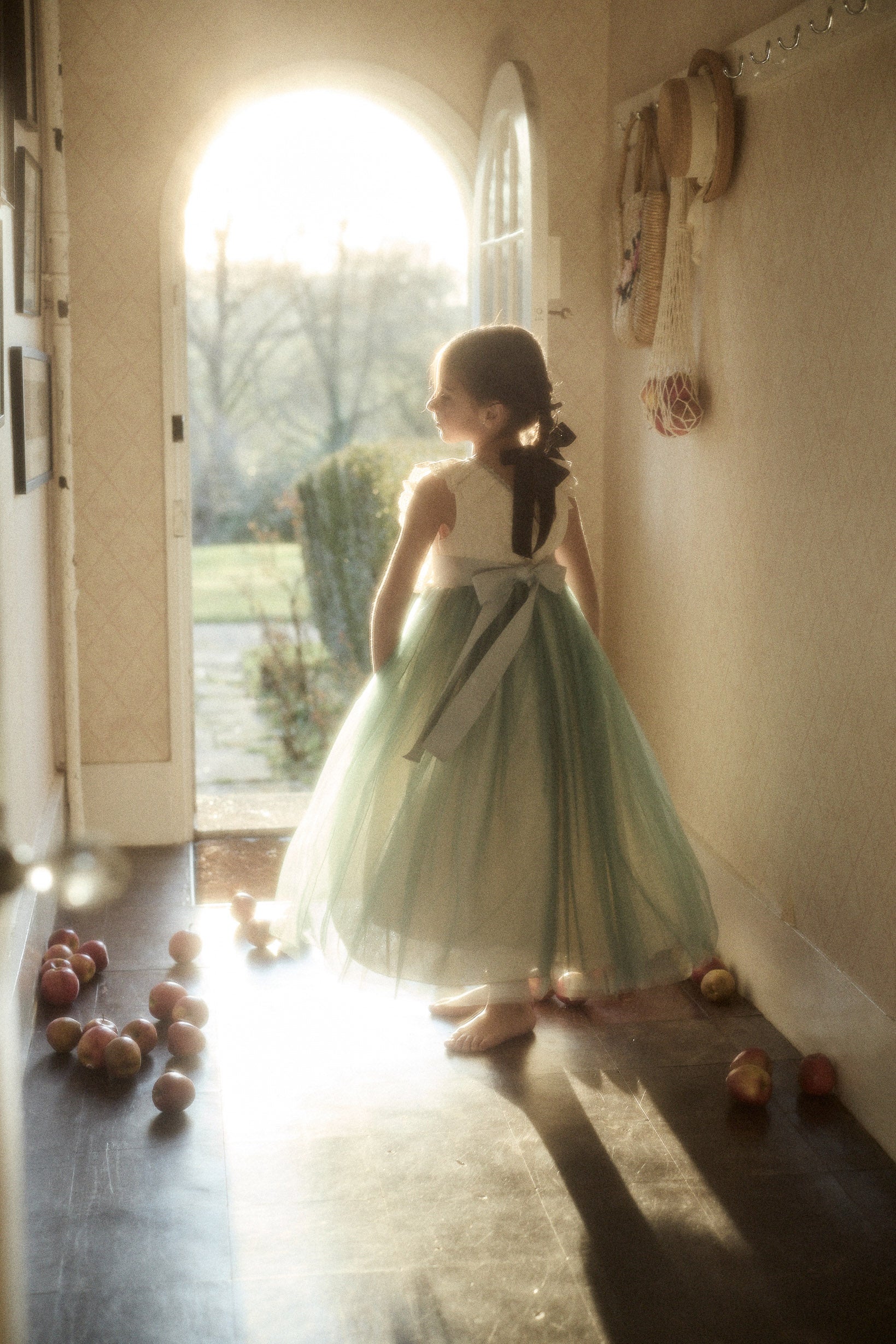 Butterfly Dress in Cream Mint Strawberries & Cream | The Big Raspberry Co. Ltd Butterfly Dress in Cream Mint Strawberries & Cream | The Big Raspberry Co. Ltd