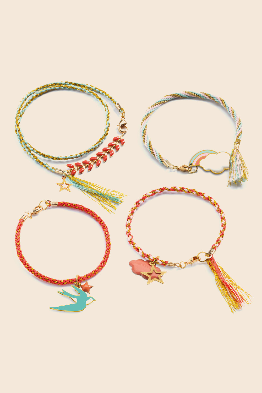 Celeste - Kumihimo Bracelets