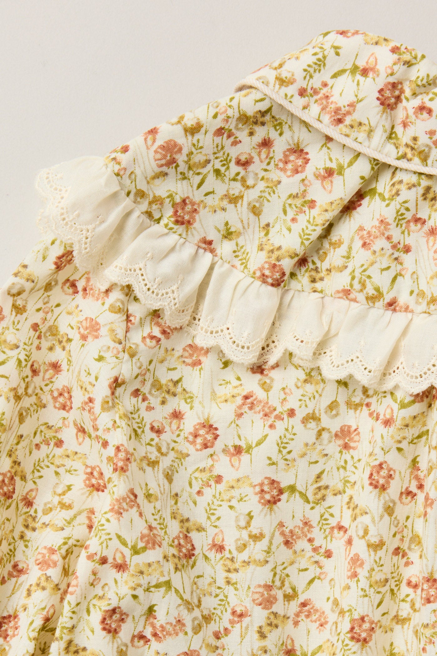 Cranberry Blouse Beige Tangerine - Designed by Ingrid Lewis - Strawberries & Cream