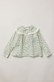 Cranberry Blouse Hydrangea Blooms - Designed by Ingrid Lewis - Strawberries & Cream