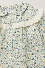 Cranberry Blouse Hydrangea Blooms - Designed by Ingrid Lewis - Strawberries & Cream