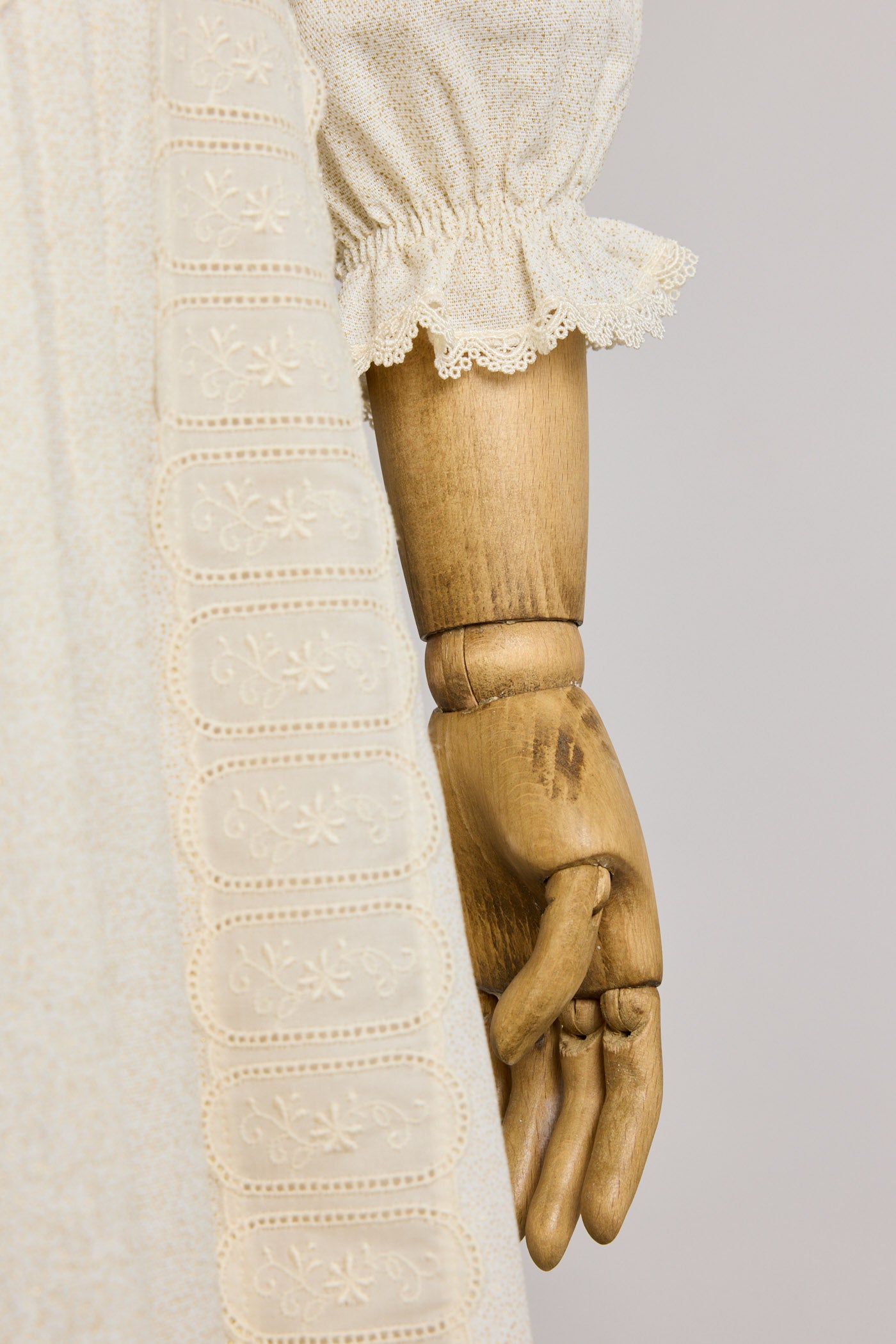 Custard Dress Cream in Gold Glitter - Designed by Ingrid Lewis - Strawberries & Cream