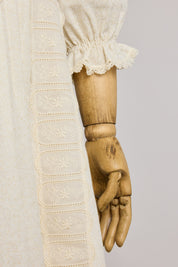 Custard Dress Cream in Gold Glitter - Designed by Ingrid Lewis - Strawberries & Cream