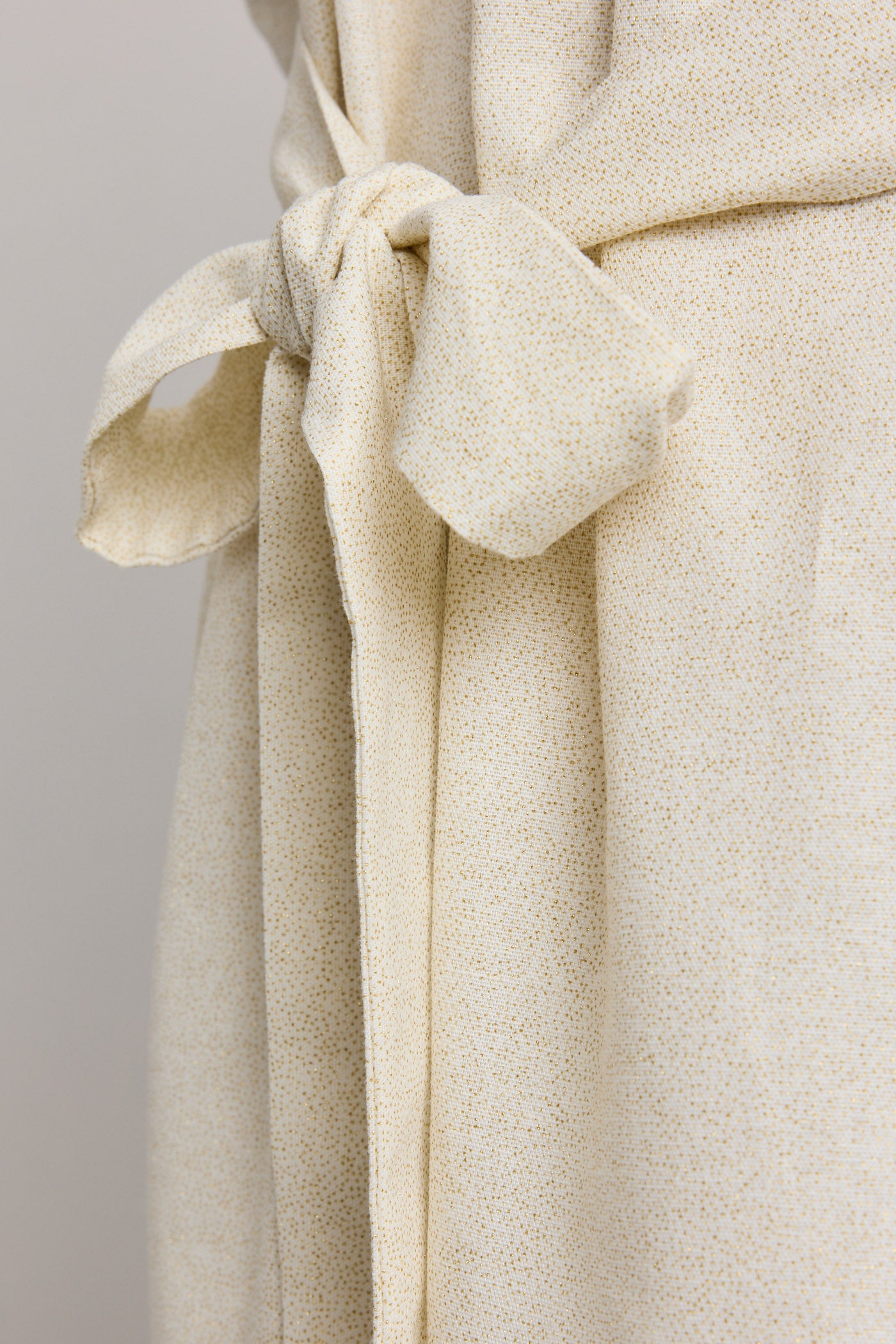 Custard Dress Cream in Gold Glitter - Designed by Ingrid Lewis - Strawberries & Cream