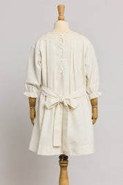 Custard Dress Cream in Gold Glitter - Designed by Ingrid Lewis - Strawberries & Cream