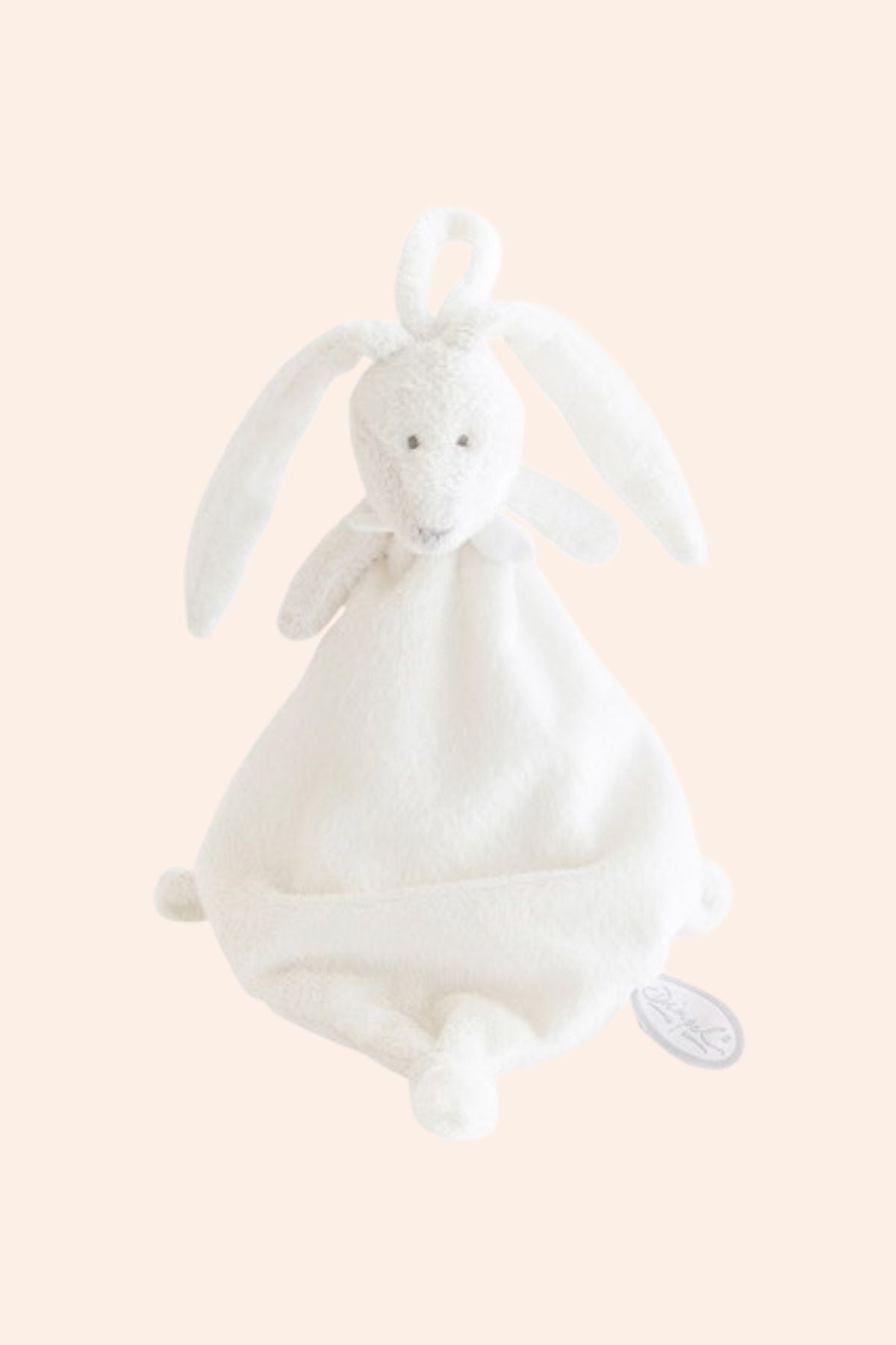 Dimpel - Flore Baby Tuttie Doudou - White - Strawberries & Cream