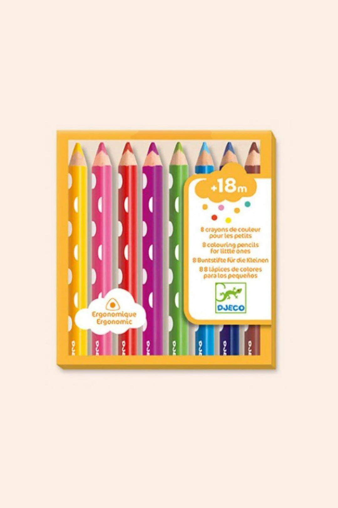 Djeco - 8 Colouring Pencils for Little Ones