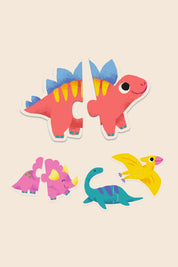 Djeco - Puzzle Duo - Dinos