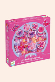 Djeco -285 Fancy Beads - Butterflies- Strawberries - and - Cream - Accessories