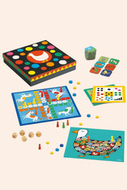 Djeco - 12 Games in one - Strawberries & Cream 